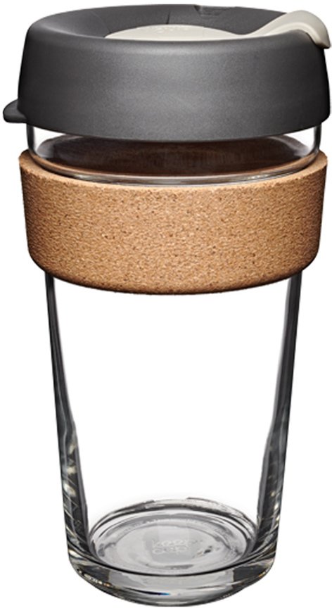

Многоразовый стакан KeepCup Brew Cork L Press 454мл (серый)