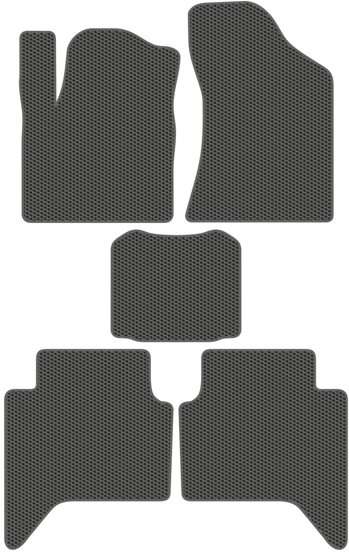 

Комплект ковриков для авто Alicosta Changan Hunter Plus I (пикап) 2022 - Н.В. (серый)