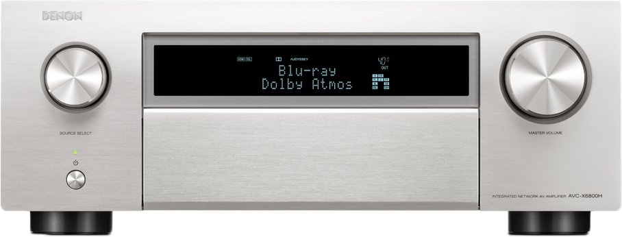 AV ресивер Denon AVC-X6800H (серебристый)