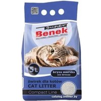 Наполнитель для туалета Super Benek Compact Sea Breeze 5 л
