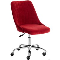 Офисное кресло TetChair Swan (флок, бордовый)