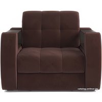 Кресло-кровать Мебель-АРС Барон №3 (велюр, шоколад HB-178 16)