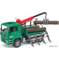 Грузовик Bruder MAN Timber truck with loading crane 02769