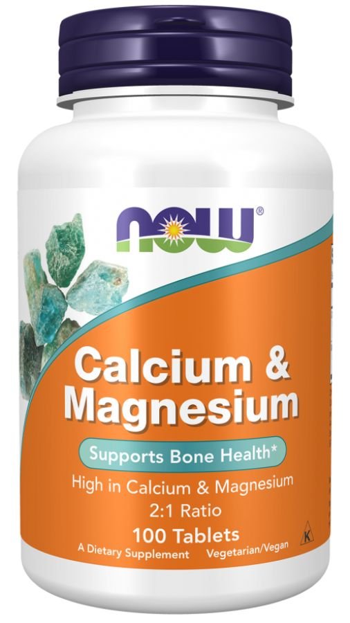 

Витамины, минералы Now Foods Calcium & Magnesium (100 таблеток)