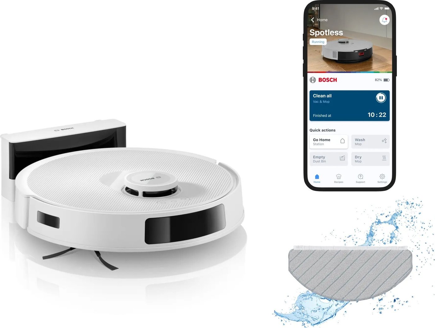 

Робот-пылесос Bosch Spotless BCRC1W