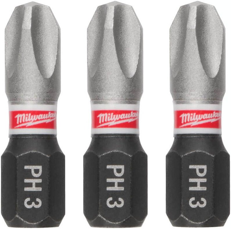 Набор бит Milwaukee Shockwave PH3 4932500354