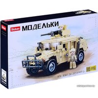 Конструктор Sluban Модельки M38-B0837 Джип с открывающимися дверцами