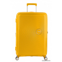 Чемодан-спиннер American Tourister SoundBox Golden Yellow 55 см