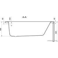 Ванна Cersanit Nike 150x70