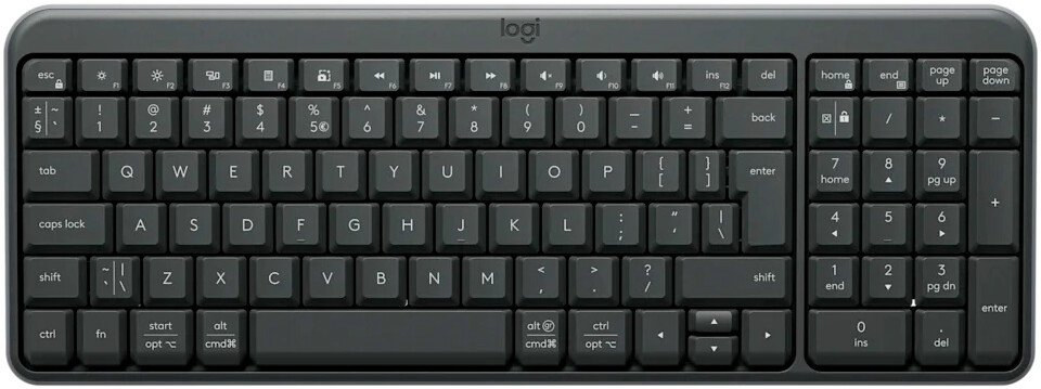 Клавиатура Logitech K250 Compact Bluetooth Wireless Keyboard 920-013452 (графит)