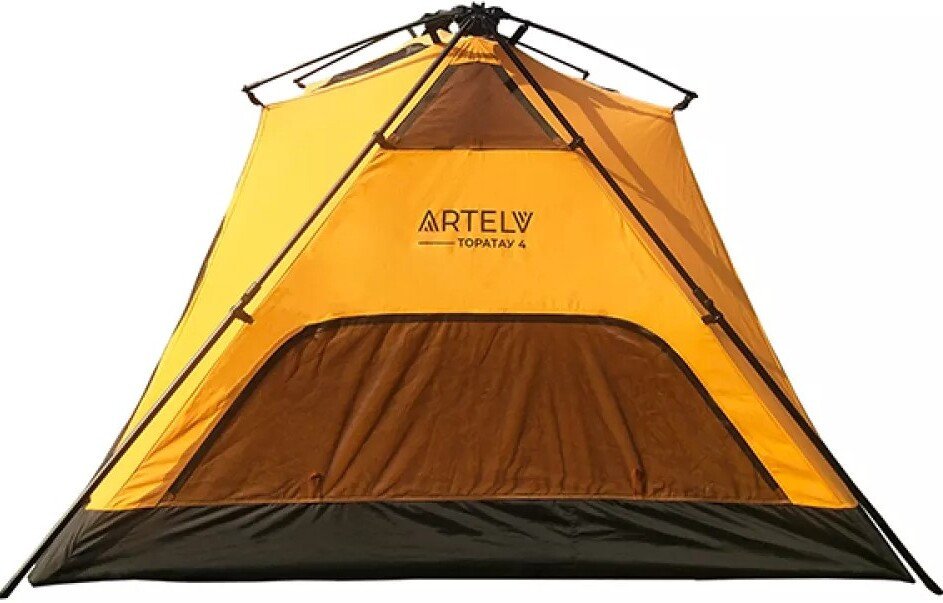 Кемпинговая палатка Artelv 4 (оранжевый)