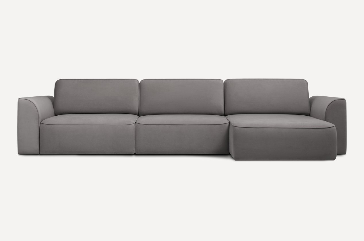 

Угловой диван Divan Спейс-2 Velvet Grey 256703 (серый)