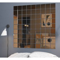 Самоклеящийся зеркальный декор MirrorWall Мозаика (бронзовый)