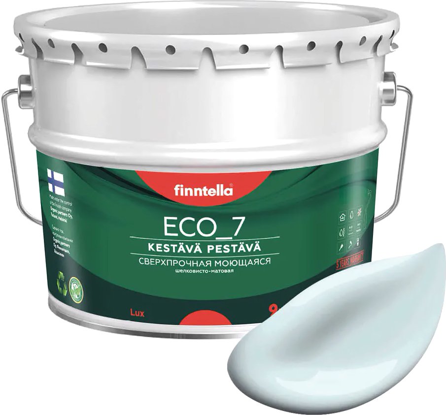 

Краска Finntella Eco 7 Kylma F-09-2-9-FL007 9 л (холодный голубой)