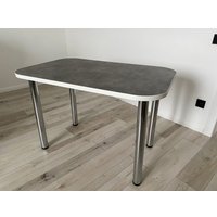 Кухонный стол Senira Р-001-01 (бетон/хром)
