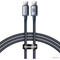 Кабель Baseus CAJY000701 USB Type-C - USB Type-C (2 м, черный)