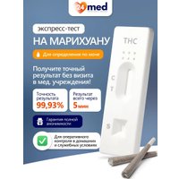 Тест на на наркотические и психоактивные вещества Ассомедика на марихуану в Бресте