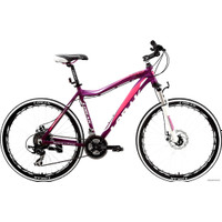 Велосипед Lorak Glory 100 р.17 2021 (фиолетовый/розовый)