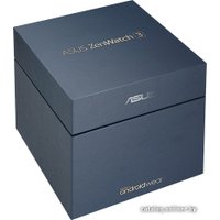Умные часы ASUS ZenWatch 3 Gunmetal case/Brown rubber band [WI503Q]