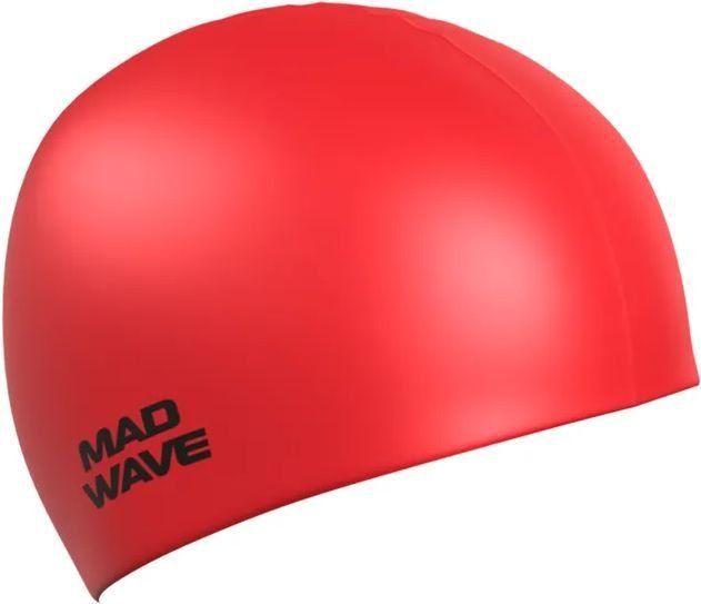 

Шапочка для плавания Mad Wave Metal (красный)