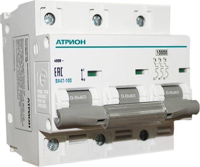 

Выключатель автоматический Атрион VA47100-3-40C