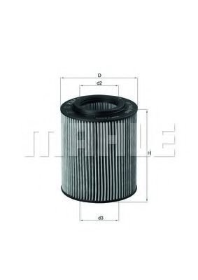 

Масляный фильтр Mahle Knecht OX1541D