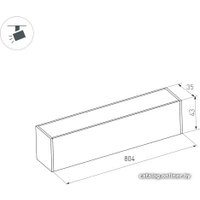 Трековый светильник Arlight MAG-FLAT-45-L805-24W Warm3000 026956