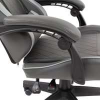 Игровое (геймерское) кресло CHAIRMAN CH28 (экокожа, черный/серый)