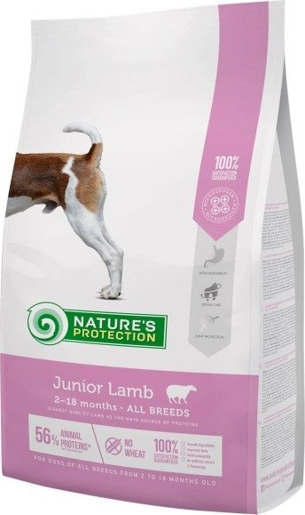 Сухой корм для собак Nature's Protection Junior Lamb 7.5 кг