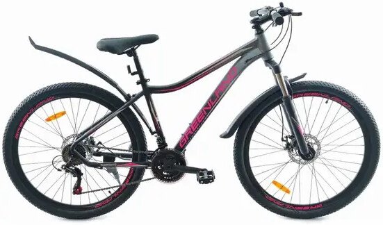 

Велосипед Greenland Demetra 27.5 Pro р.16.5 2026 (черный/розовый)