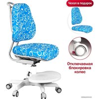 Детское ортопедическое кресло Anatomica Ragenta (синий с мыльными пузырями)