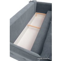 Диван Krones Цезарь 3 (велюр, графит)