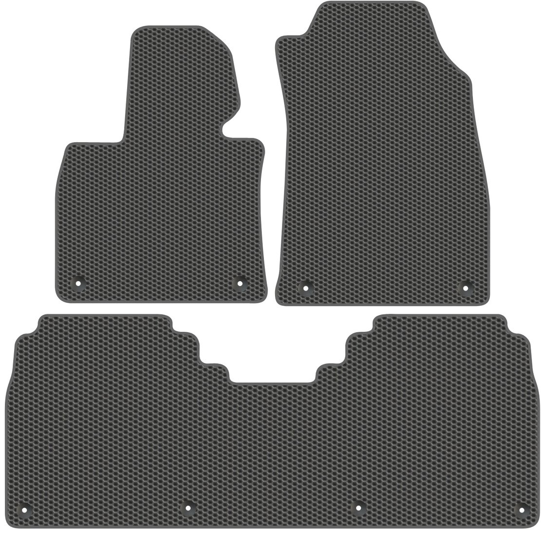 

Комплект ковриков для авто Alicosta Hongqi E-HS9 (4месн) I (suv / E115) 2021 - Н.В. (серый)