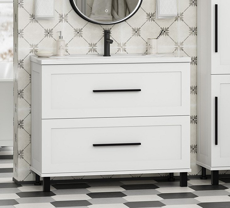 

Misty Тумба с умывальником Модерн 100 П-Мод07100-011Пр+Р-Евв14100-Д