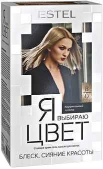 

Крем-краска для волос Estel Я Выбираю Цвет 8/0 карамельный латте