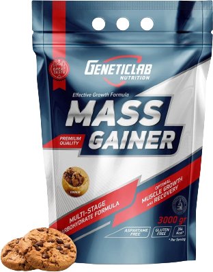 

Протеин комплексный Geneticlab Mass Gainer (печенье, 1000г)
