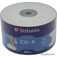 CD-R диск Verbatim 700Mb 52x 43794 (50 шт.)