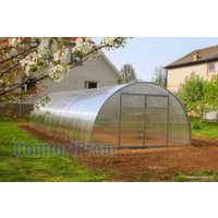 Теплица ComfortProm 40x20/1 4x4 м (двухстворчатая, 6 мм поликарбонат)
