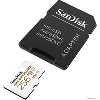 Карта памяти SanDisk microSDXC SDSQQVR-256G-GN6IA 256GB (с адаптером)