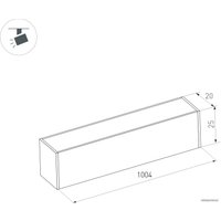 Линейный светильник Arlight MAG-25 034214