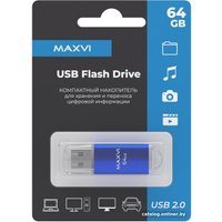 USB Flash Maxvi MP 64GB (синий)