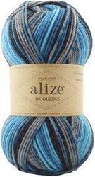 Wooltime 588 100 г 200 м (голубой; серый)