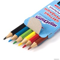 Набор акварельных карандашей Юнландия Юный волшебник 181401 (6цв)