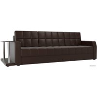 Диван Лига диванов Атлантида 102239 (экокожа, коричневый)