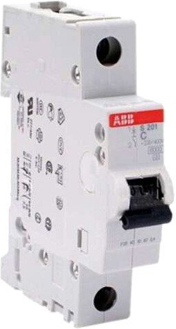 

Выключатель автоматический ABB S 201 1P С 50А 6кА 1M 2CDS251001R0504