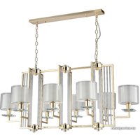 Подвесная люстра Crystal Lux Nicolas SP8-L1000 (золото/белый)