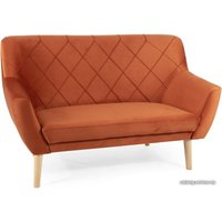 Софа Signal KIER 2 VELVET (корица/бук)