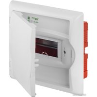 Бокс пластиковый Elektro-Plast Eco Box 1x6M, N/PE 2x 2x16+3x10mm2, белая пласт. дверь, белый RAL9003, 240x270x106mm, IP40