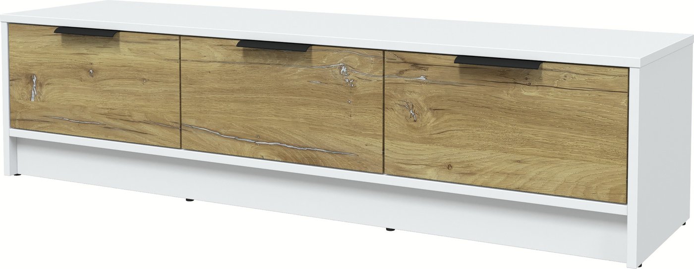 

Тумба Интерлиния ТВ Концепт КТ-ТВ3-35 (дуб нокс/белый платинум)