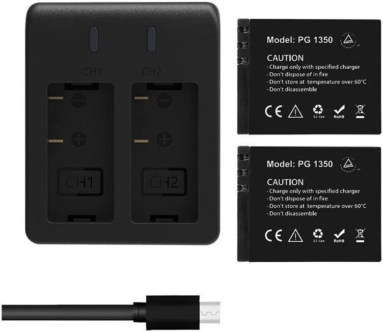 

Аккумулятор Akaso SYZ0111-BK